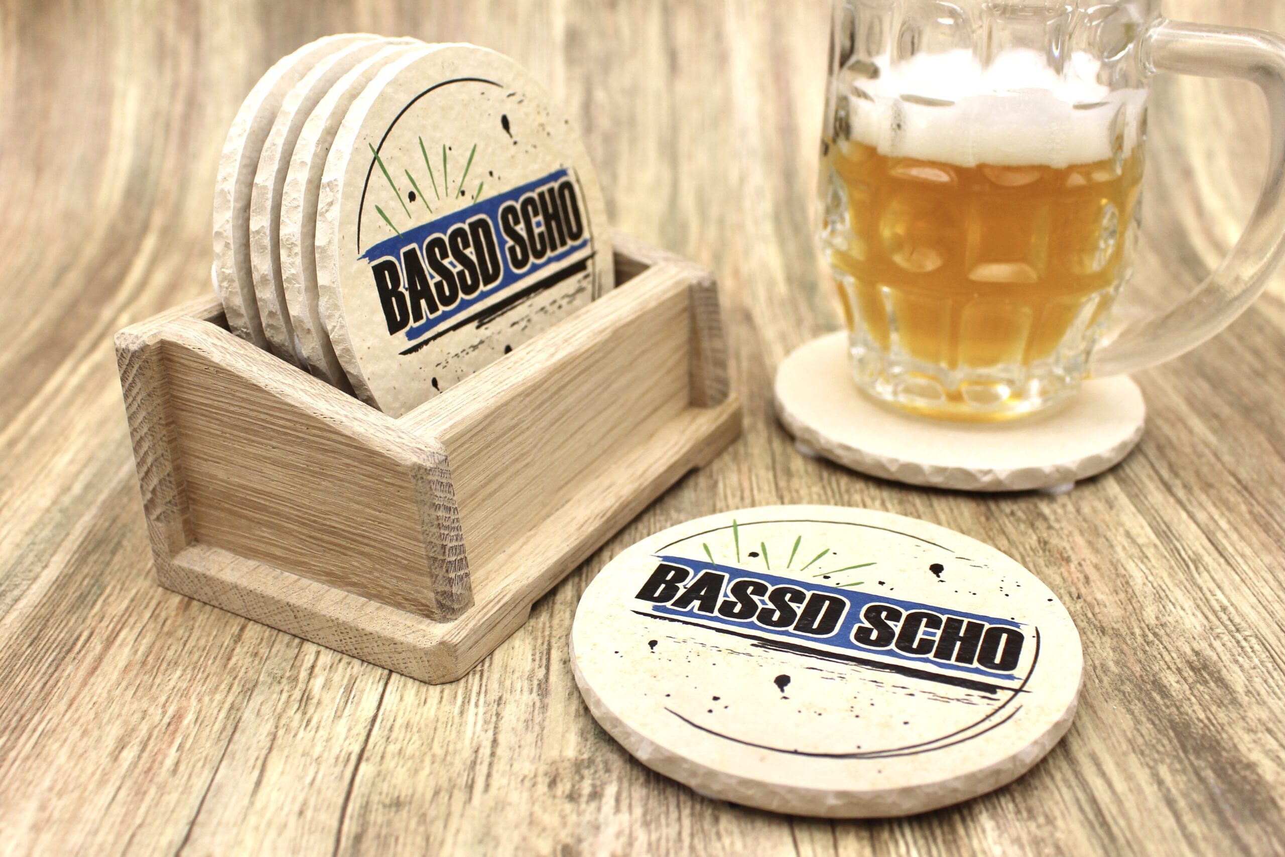 AMD - Bassd Scho - Natursteinuntersetzer – Bild 3