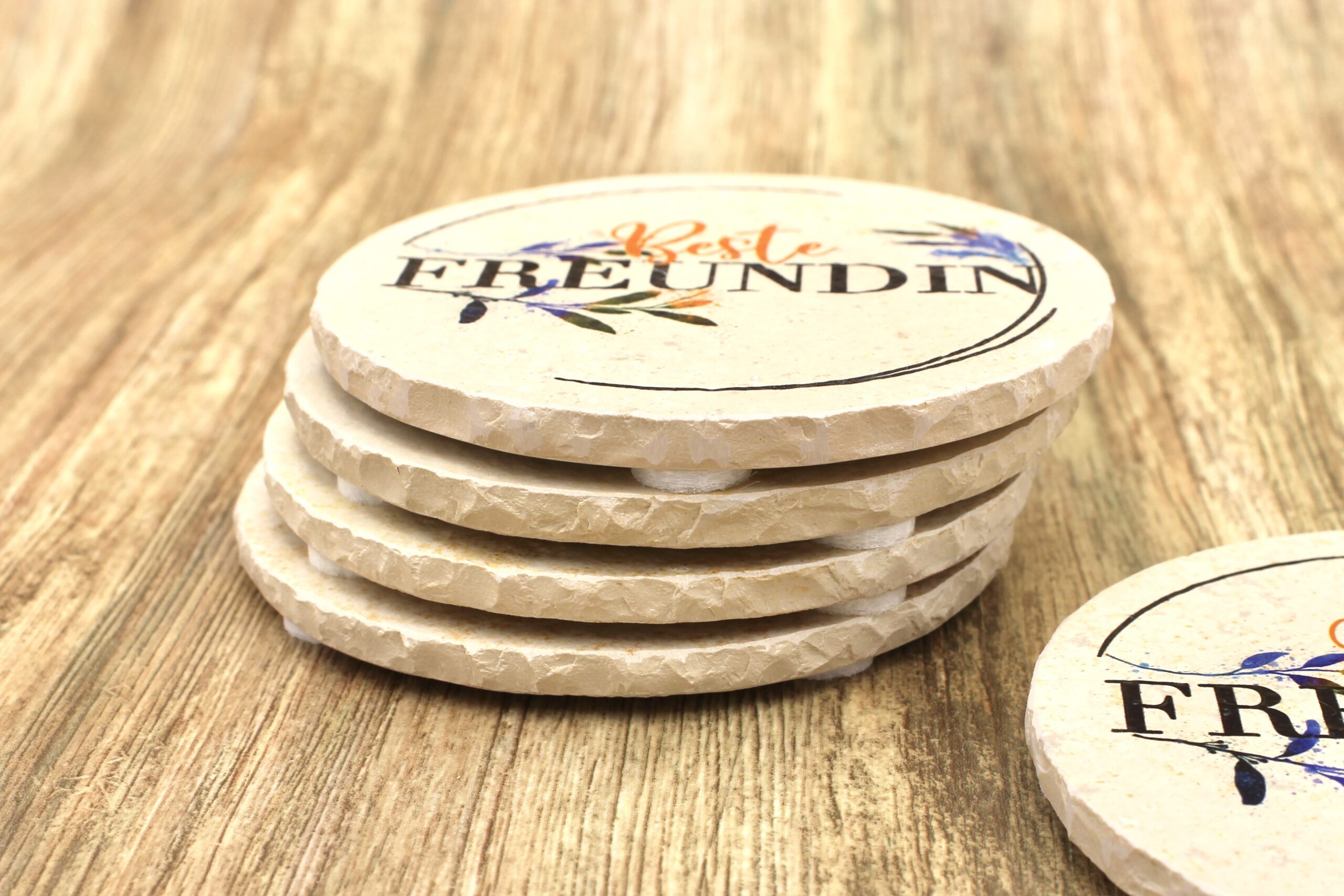 AMD - Beste Freundin - Natursteinuntersetzer – Bild 2