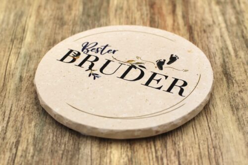 WBY-Bester Bruder - Natursteinuntersetzer