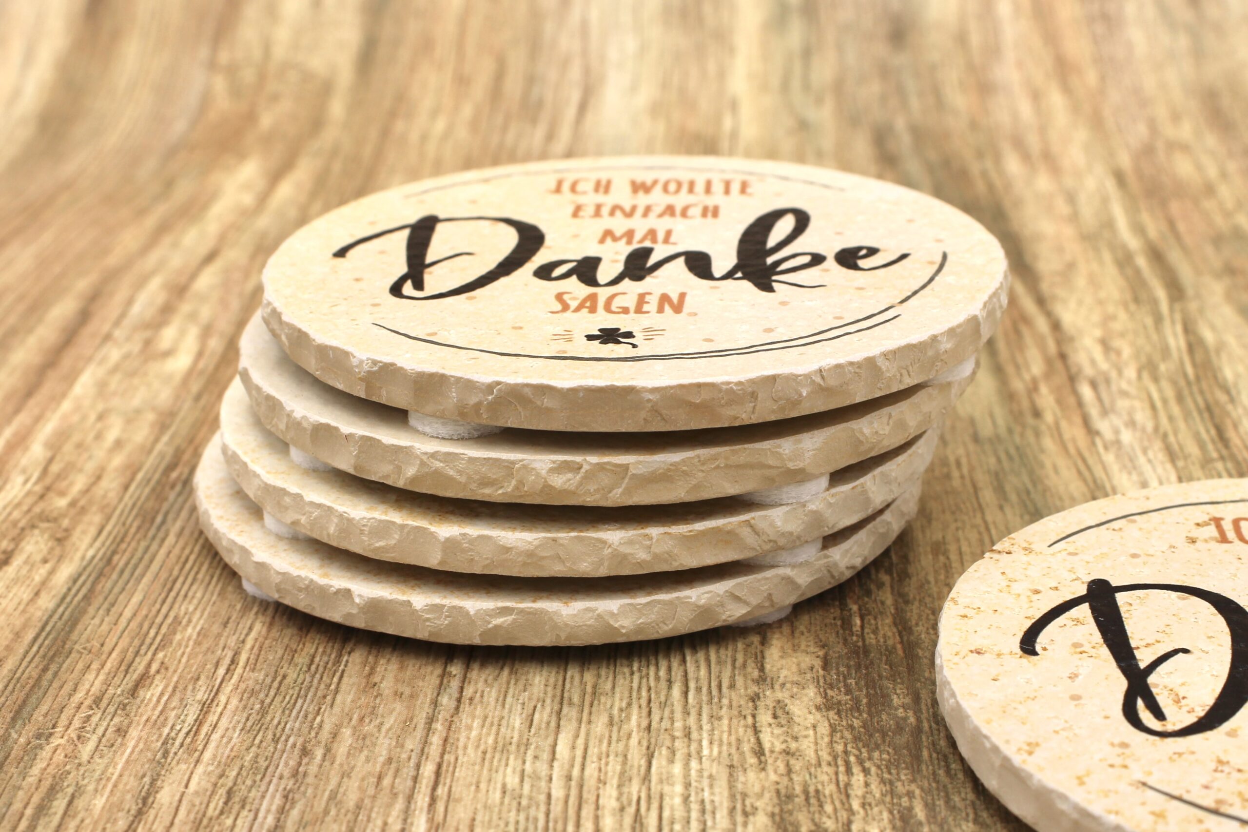 AMD - Danke sagen - Natursteinuntersetzer – Bild 2