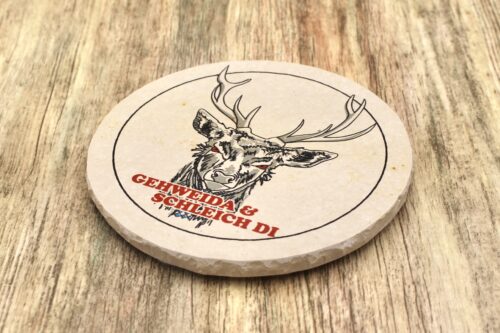 WBY - Geh Weida - Natursteinuntersetzer