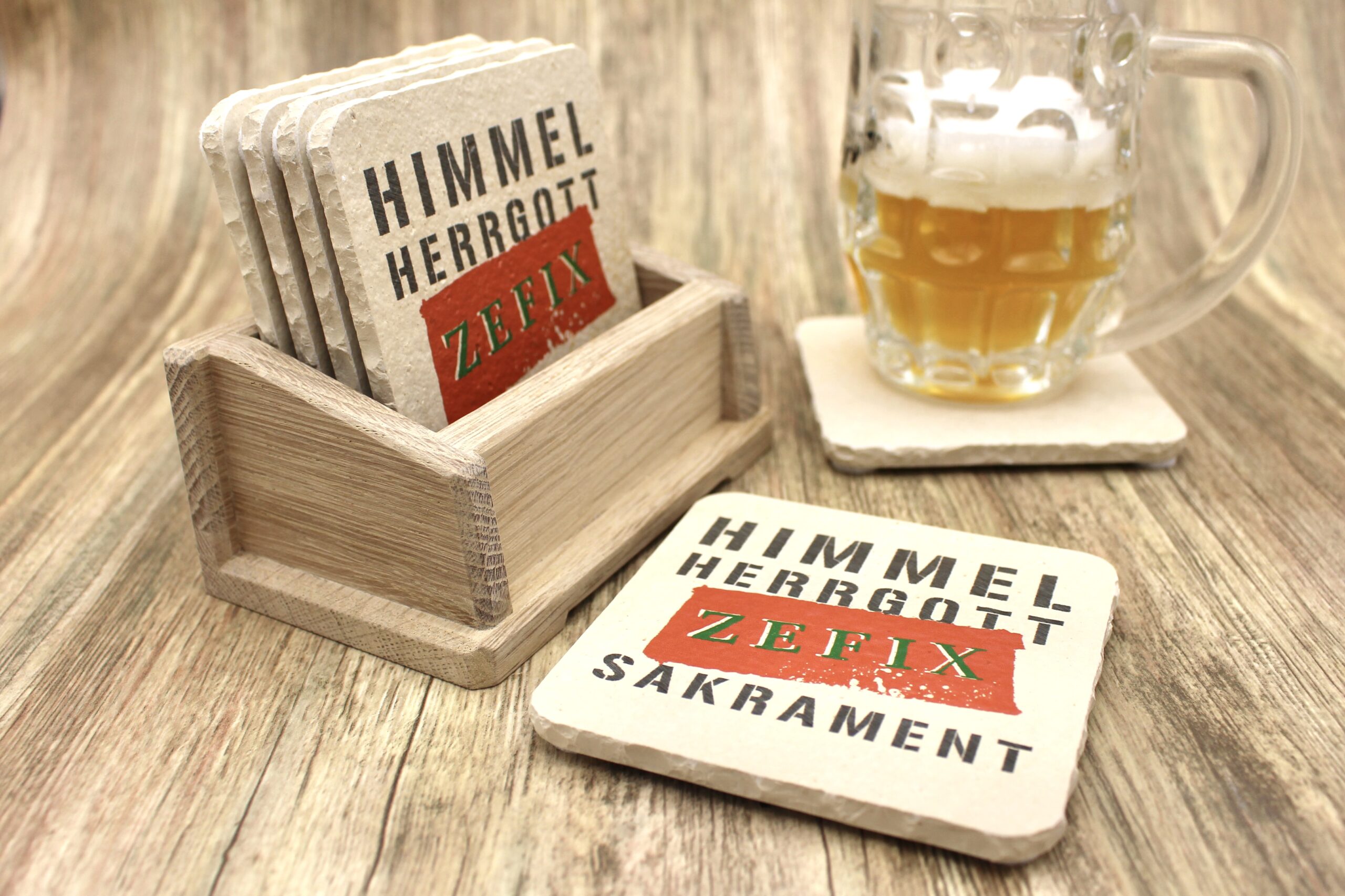 AMD - Himmel Herrgott - Natursteinuntersetzer – Bild 3