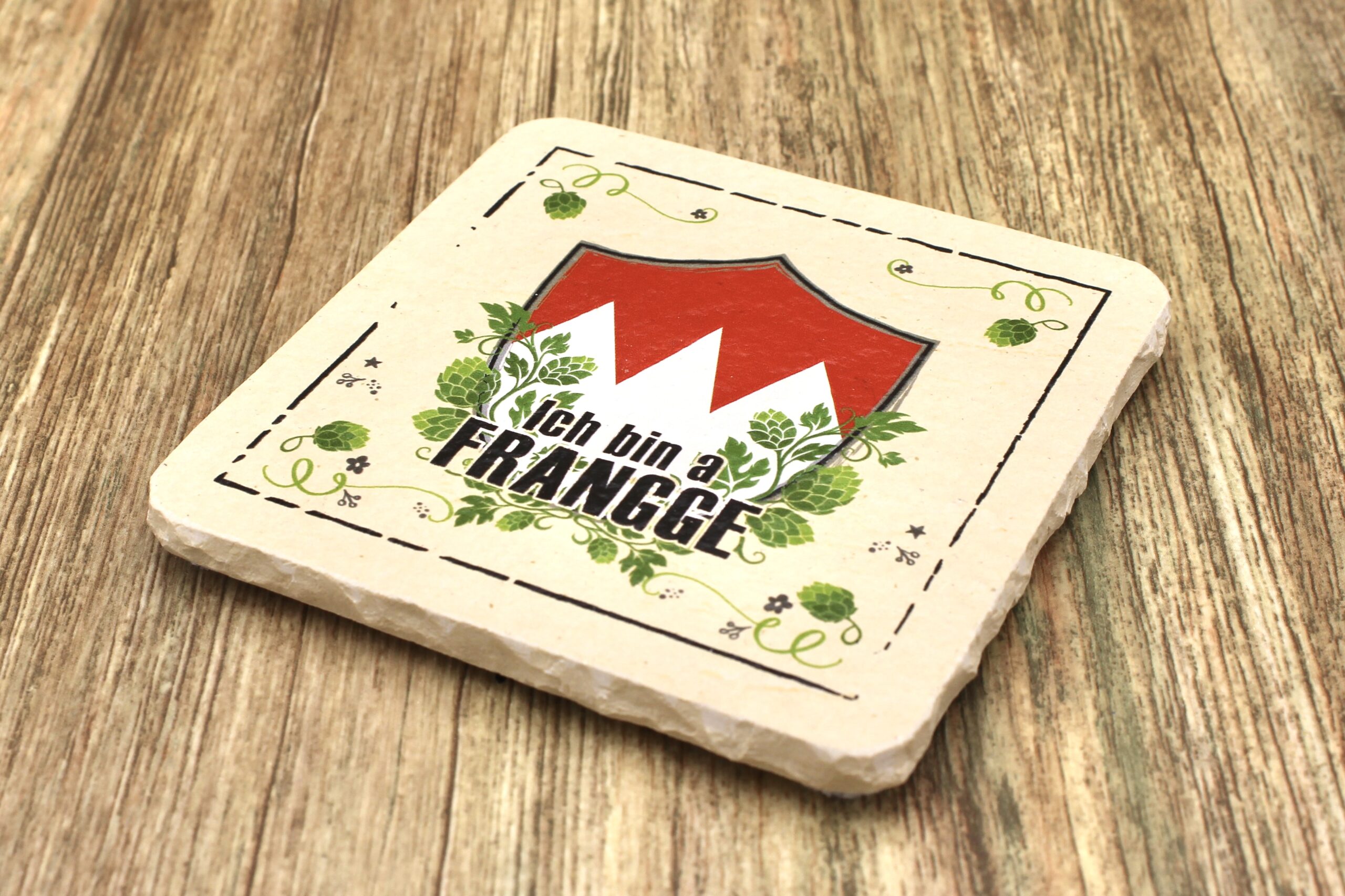 AMD - Franken Wappen - Natursteinuntersetzer