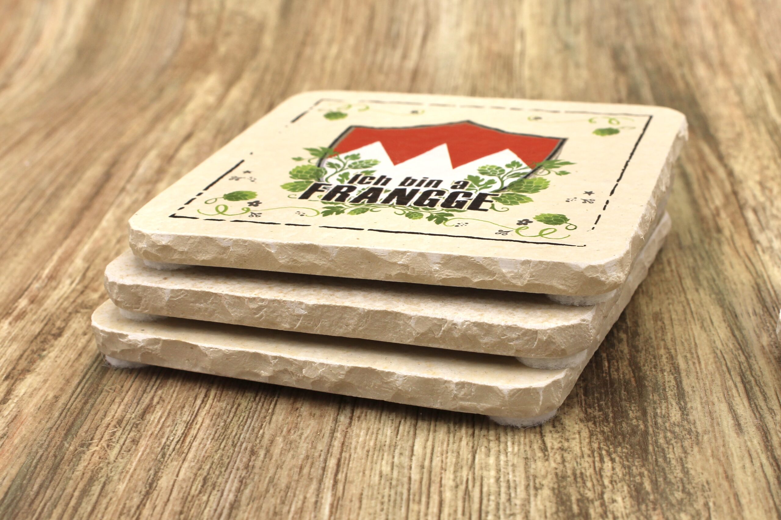 AMD - Franken Wappen - Natursteinuntersetzer – Bild 2