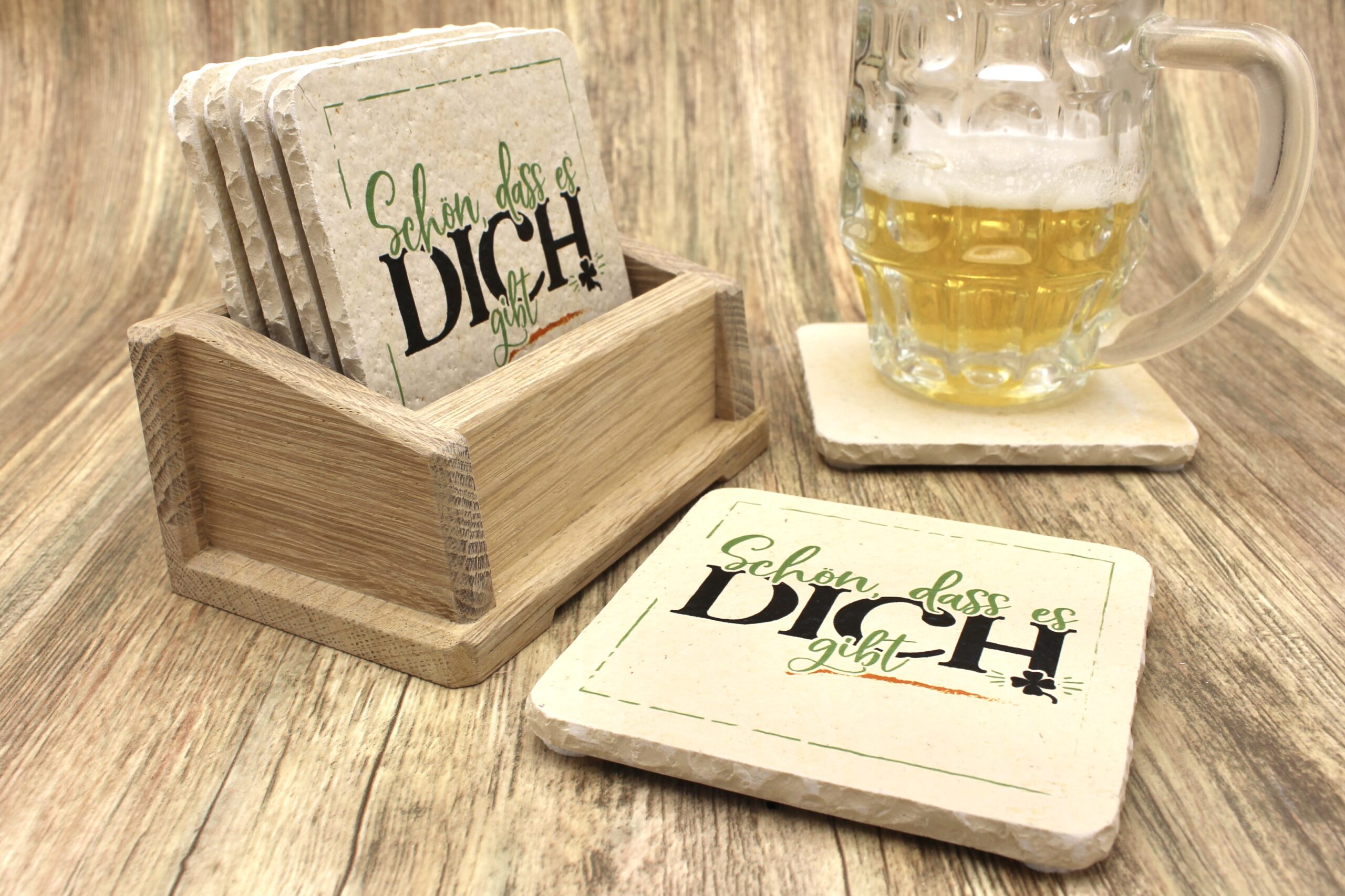 AMD - Schön, dass es dich gibt - Natursteinuntersetzer – Bild 3