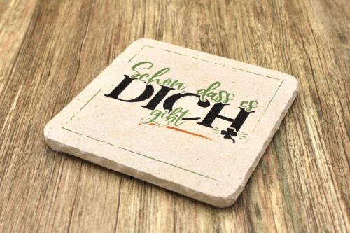 AMD - Schön, dass es dich gibt - Natursteinuntersetzer