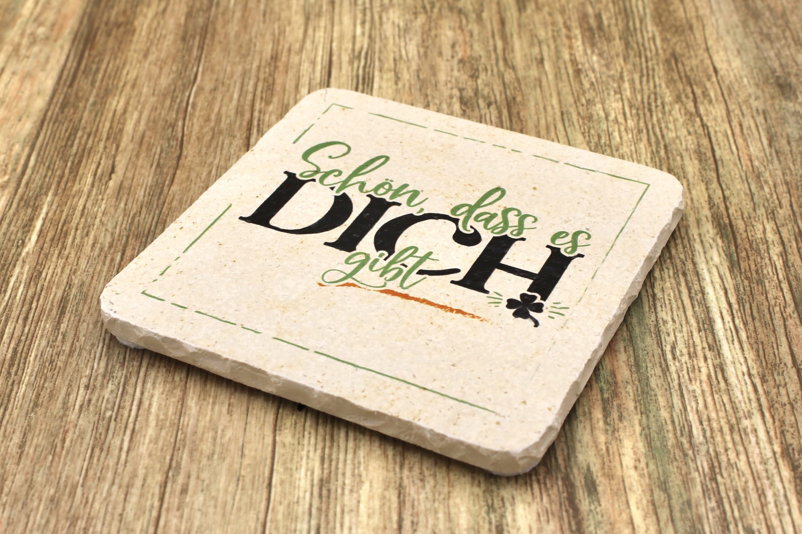 AMD - Schön, dass es dich gibt - Natursteinuntersetzer