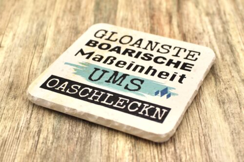 AMD - Ums Arschlecken - Natursteinuntersetzer