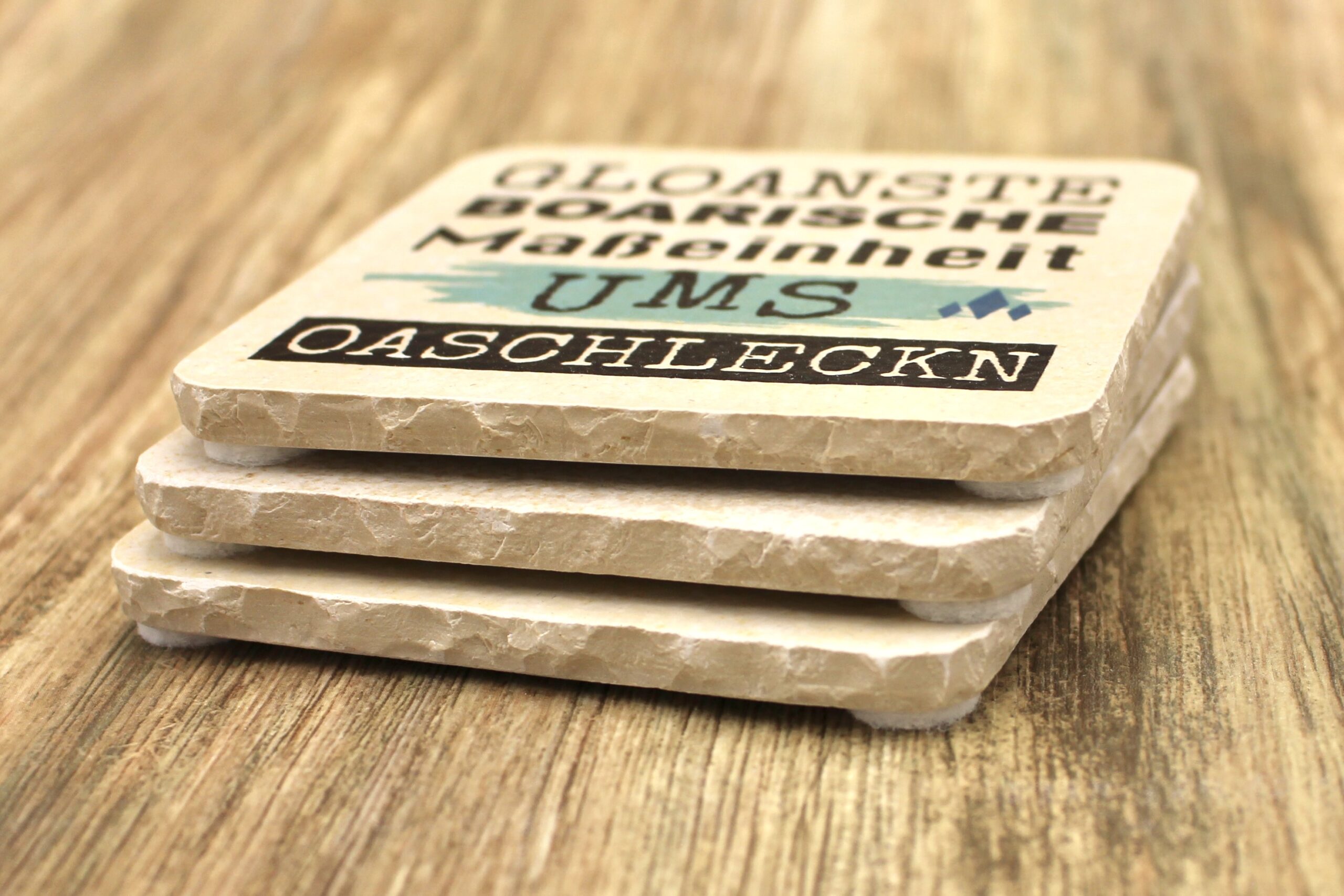 AMD - Ums Arschlecken - Natursteinuntersetzer – Bild 2