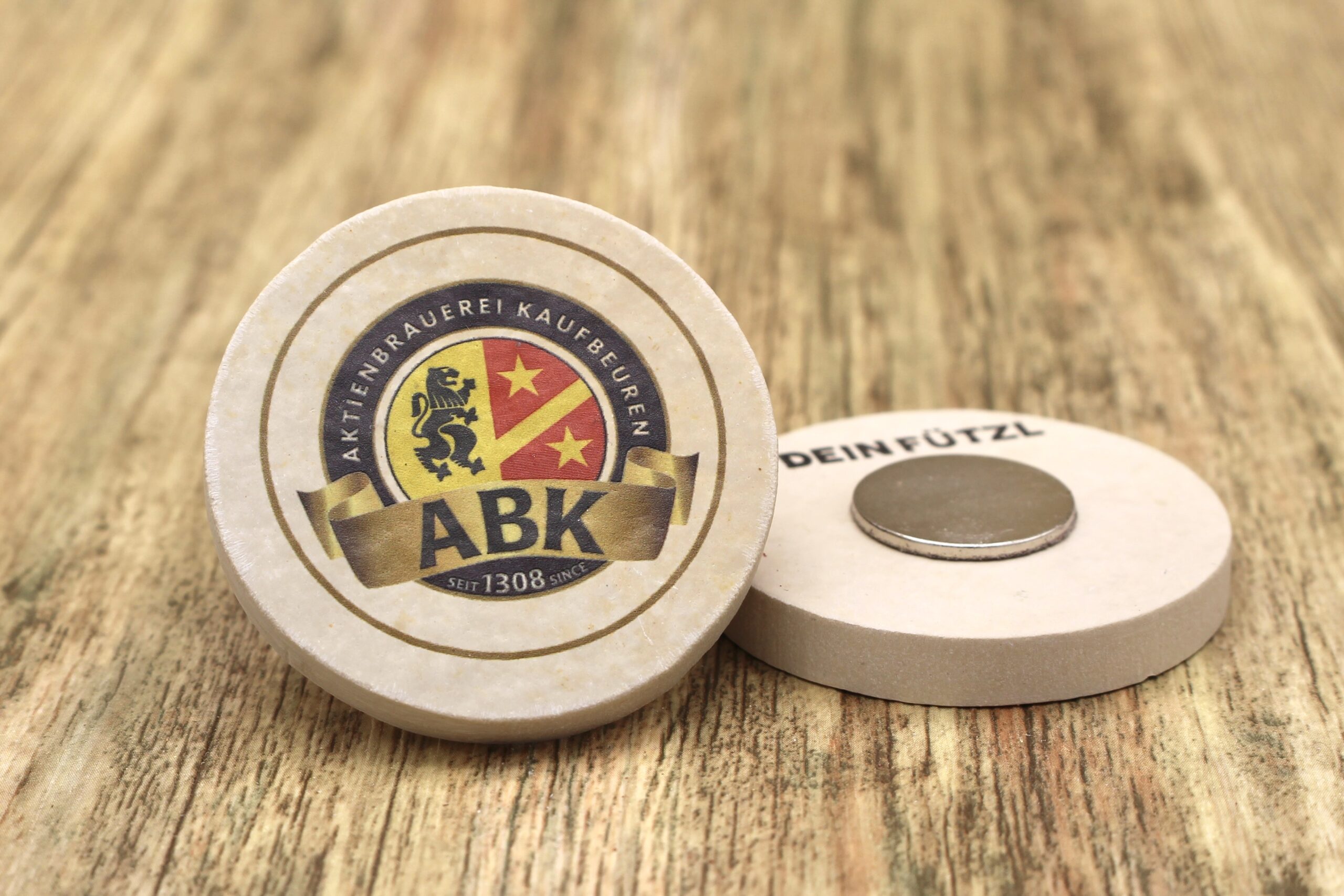 ABK Aktienbrauerei Kaufbeuren - Kühlschrankmagnet 48mm