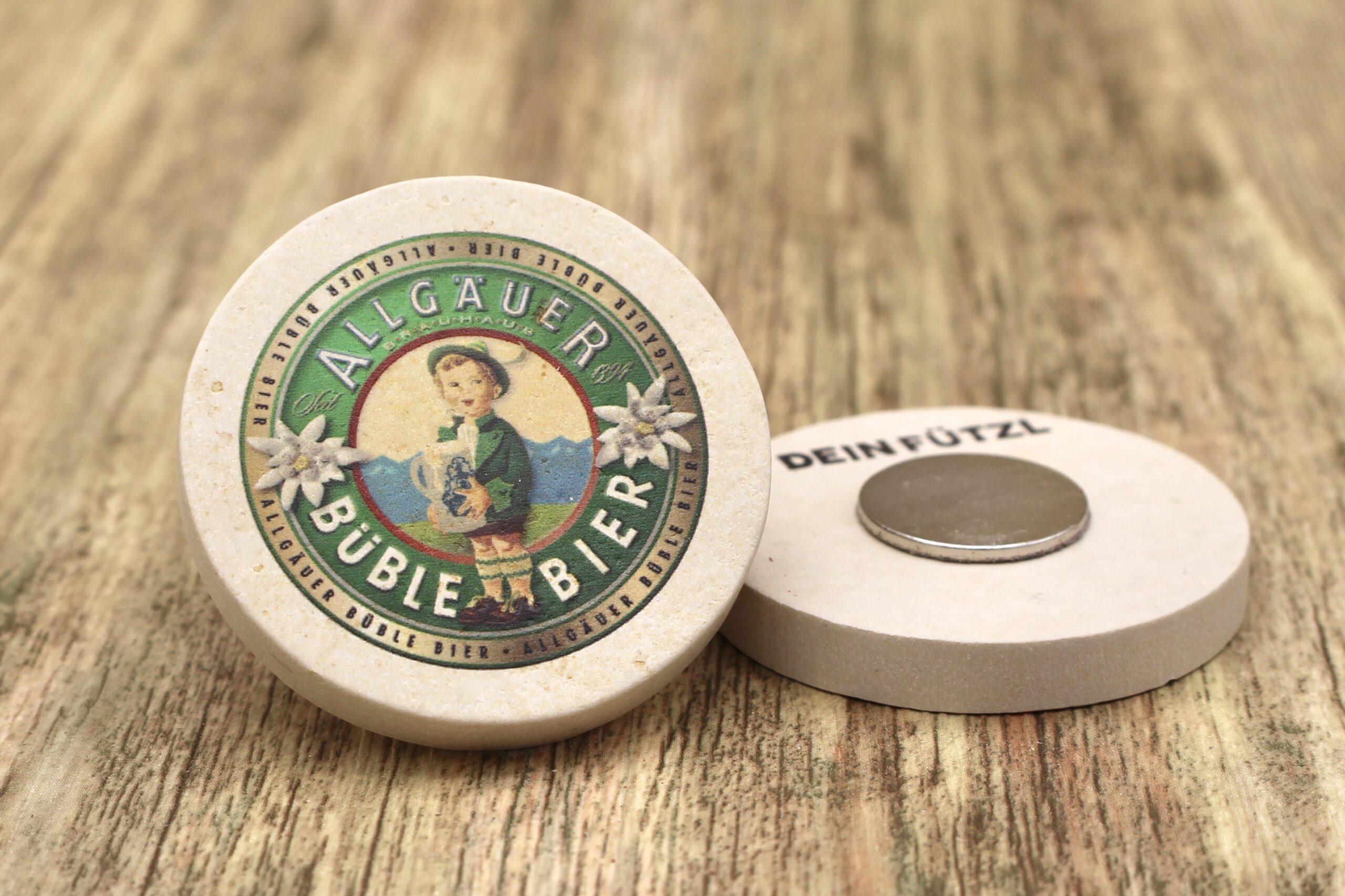 Allgäuer Büble - Kühlschrankmagnet 48 mm