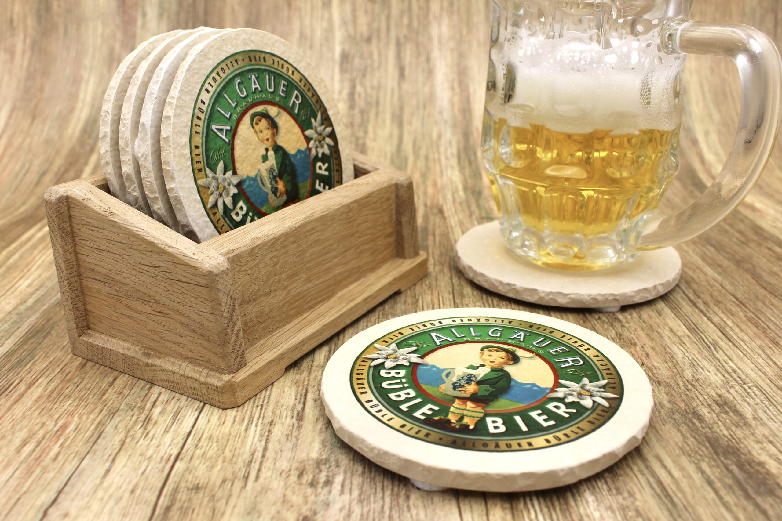 Allgäuer Büble - Natursteinuntersetzer – Bild 3