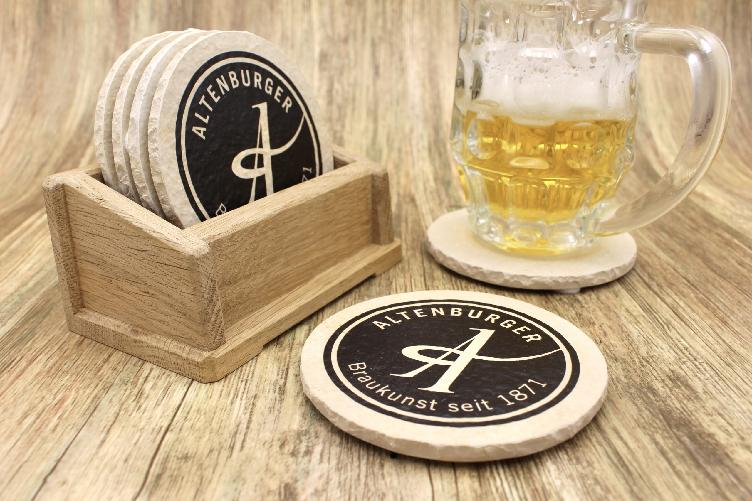 Altenburger Brauerei - Natursteinuntersetzer – Bild 3