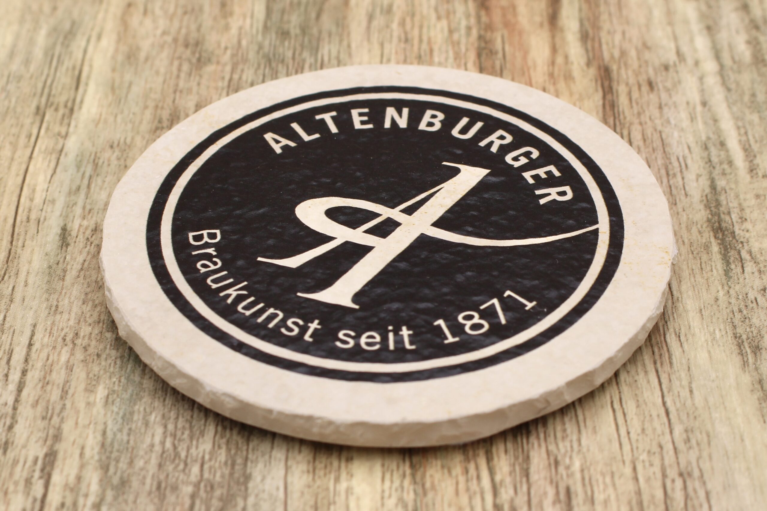 Altenburger Brauerei - Natursteinuntersetzer