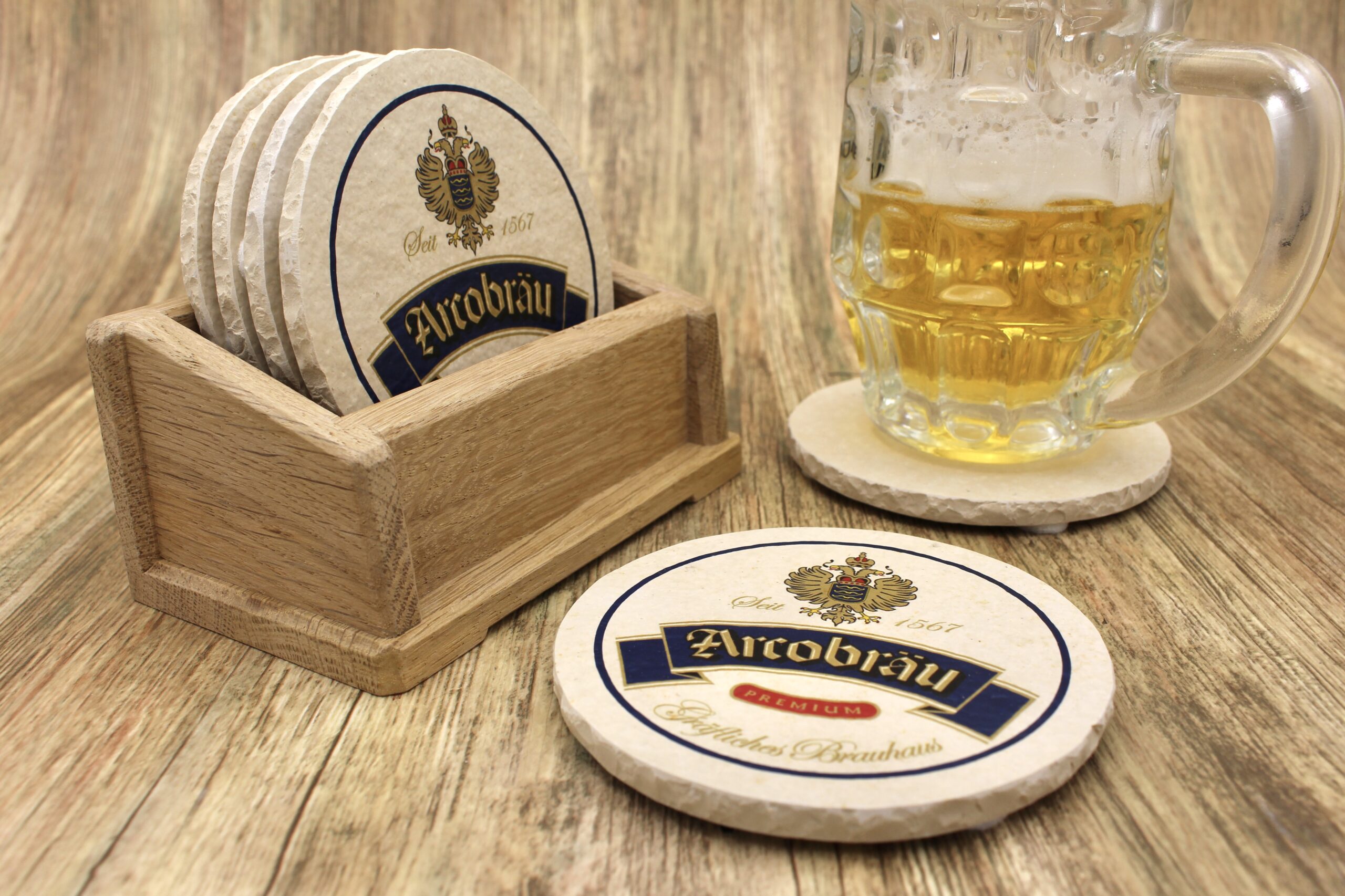 Arcobräu - Natursteinuntersetzer – Bild 3