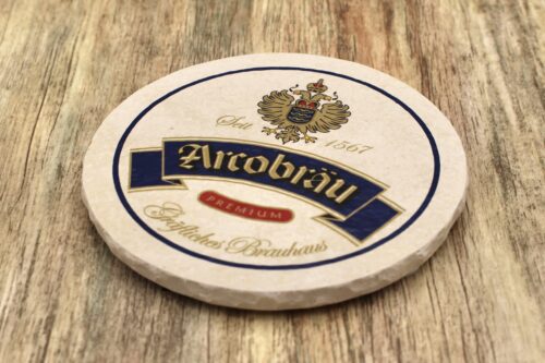 Arcobräu - Natursteinuntersetzer