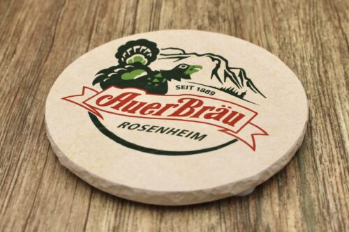 Auerbräu - Natursteinuntersetzer