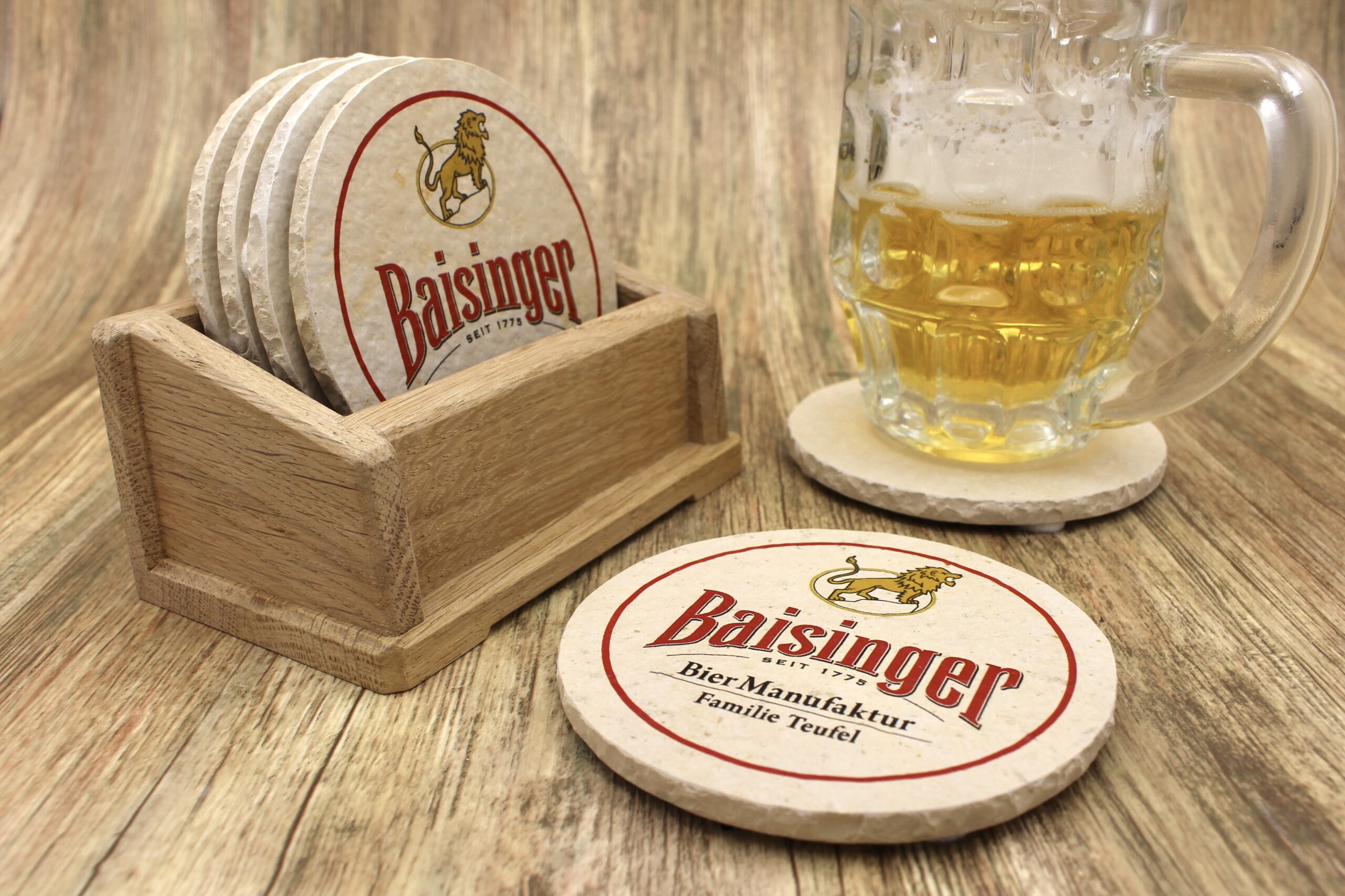 Baisinger Biermanufaktur - Natursteinuntersetzer – Bild 3