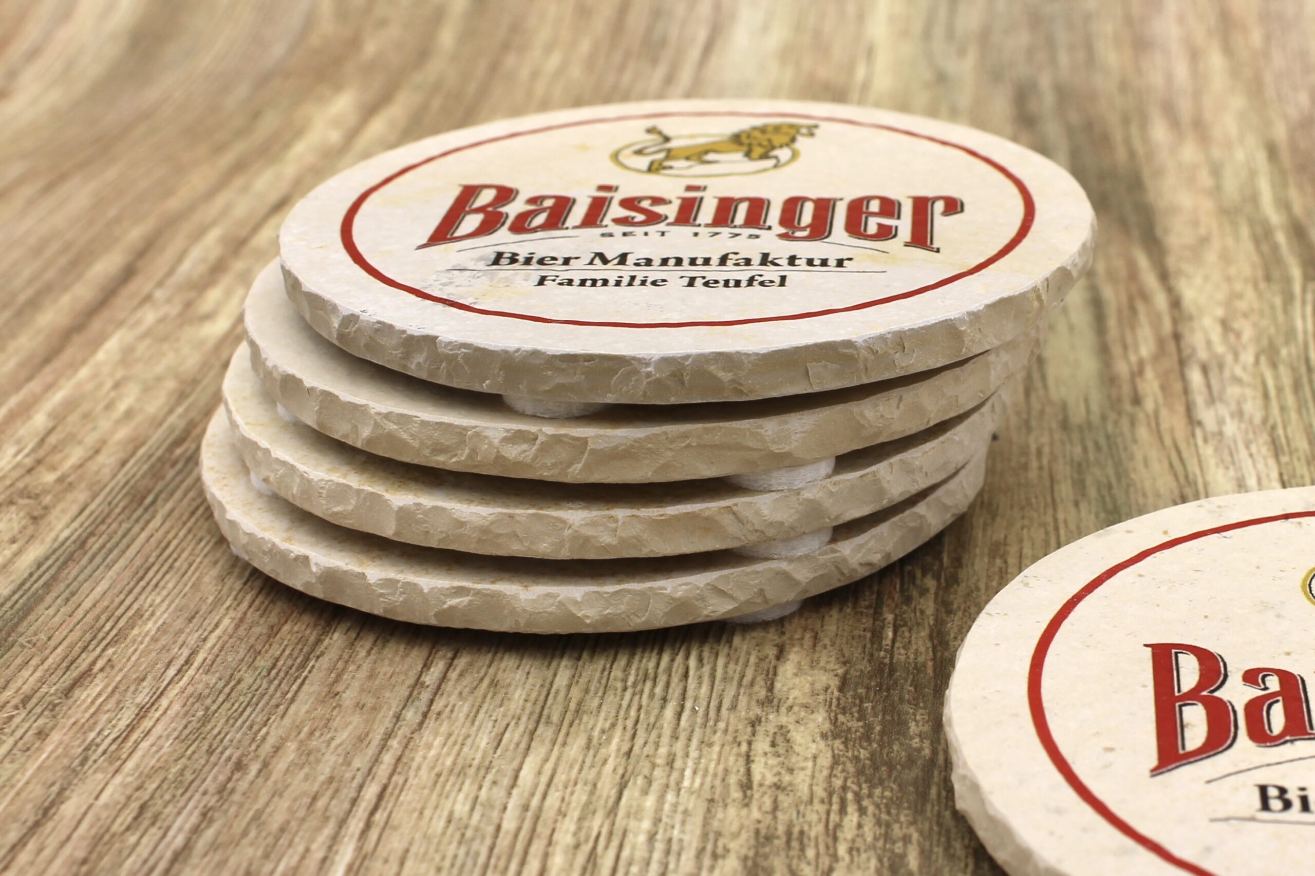 Baisinger Biermanufaktur - Natursteinuntersetzer – Bild 2