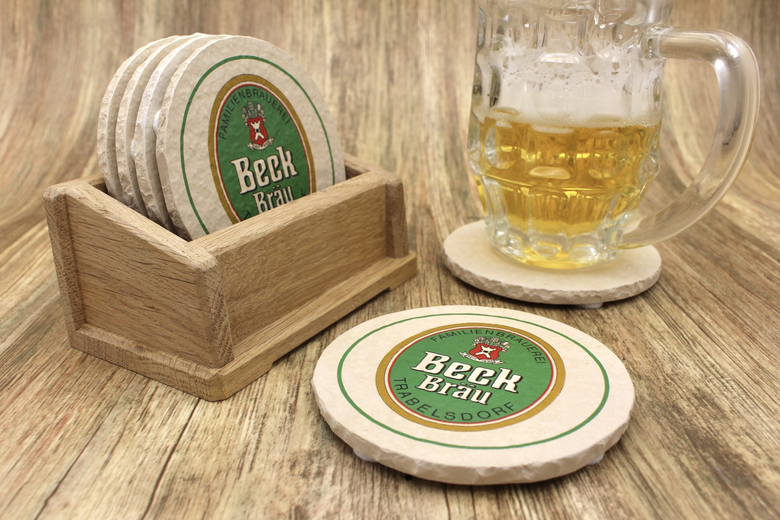 Beck Bräu - Natursteinuntersetzer – Bild 3
