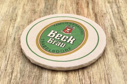Beck Bräu - Natursteinuntersetzer