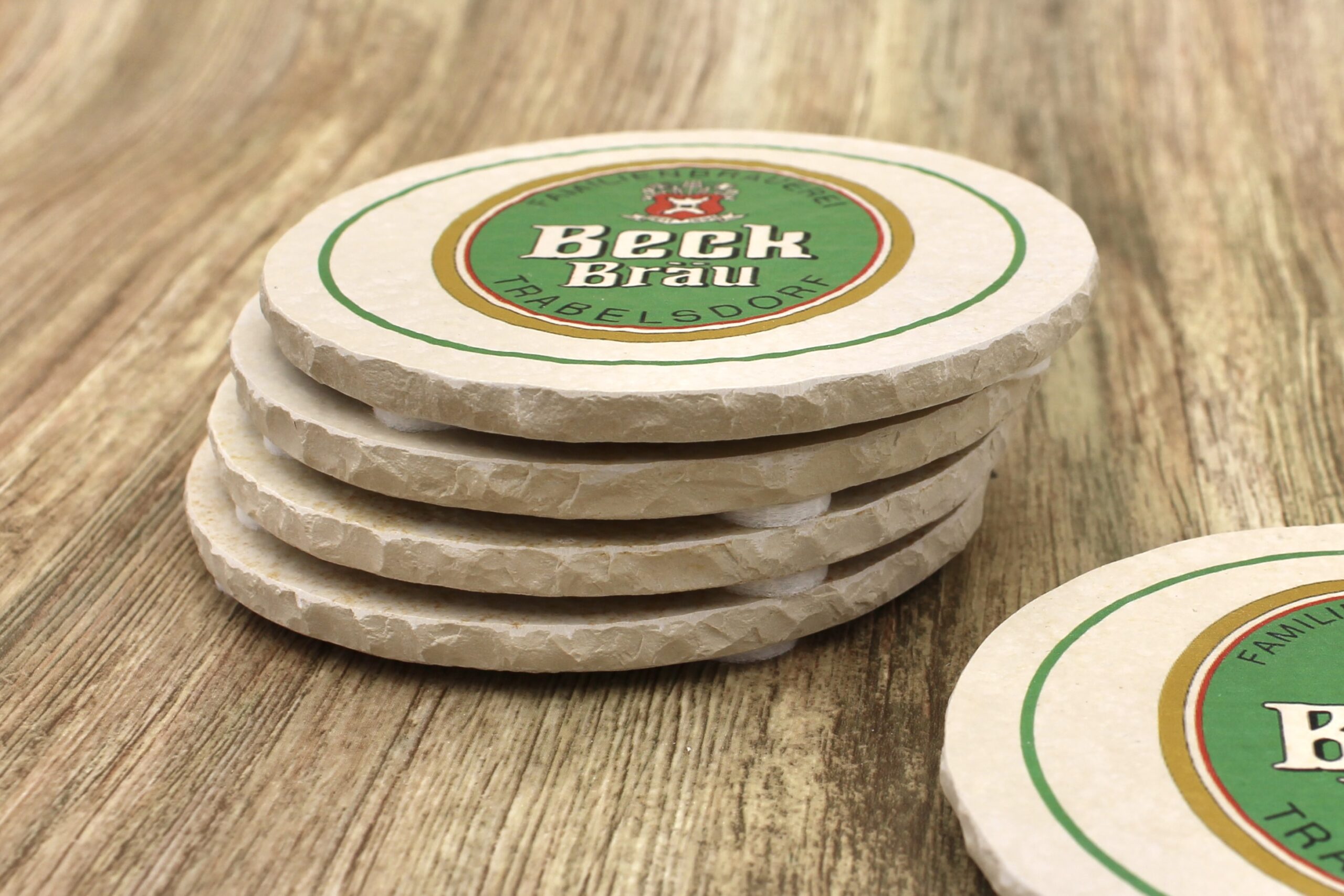 Beck Bräu - Natursteinuntersetzer – Bild 2