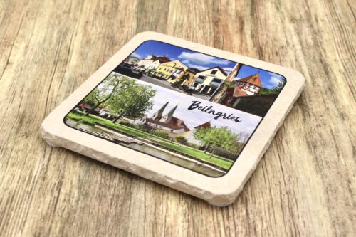 Beilngries Collage - Natursteinuntersetzer