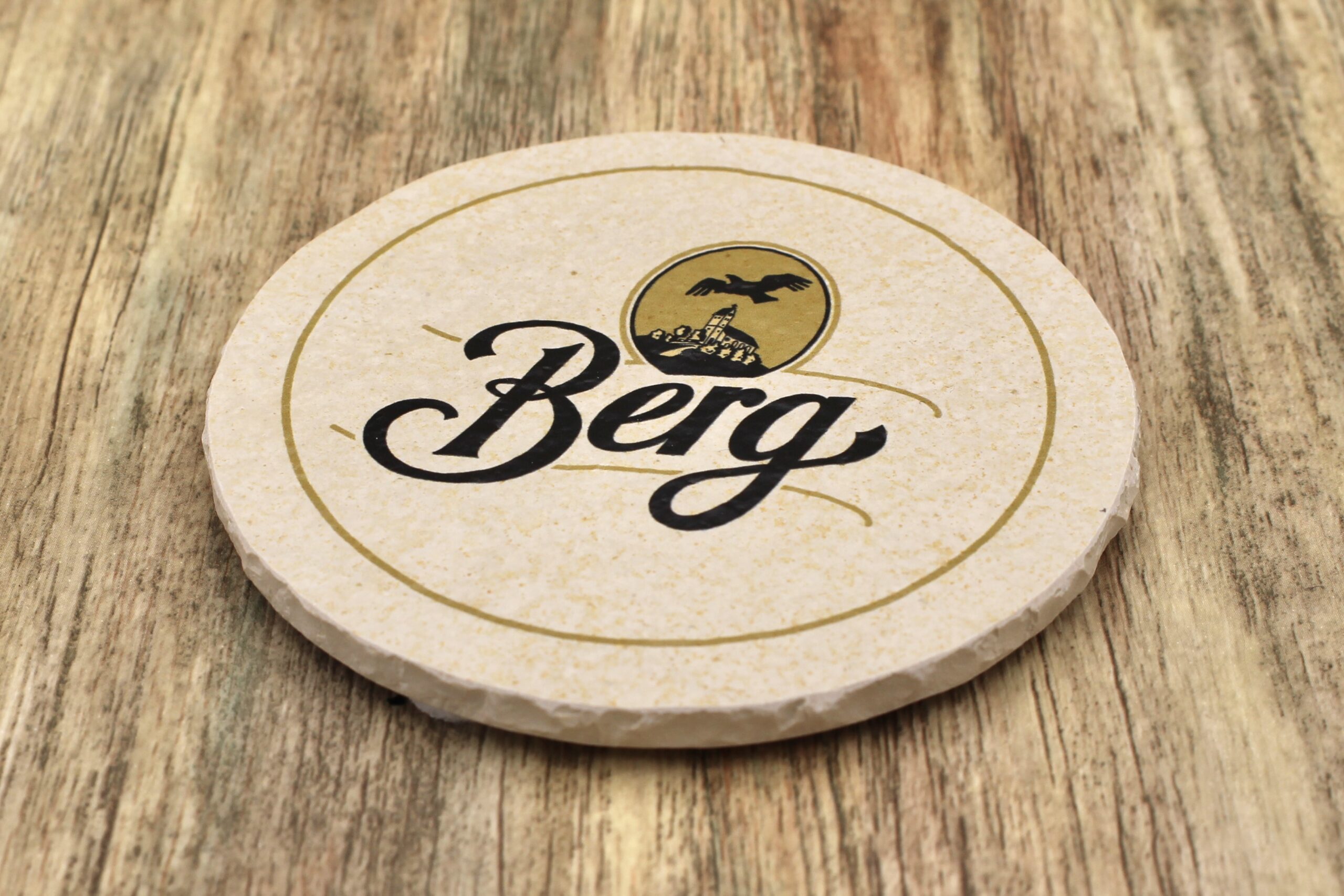 Berg Bier - Natursteinuntersetzer