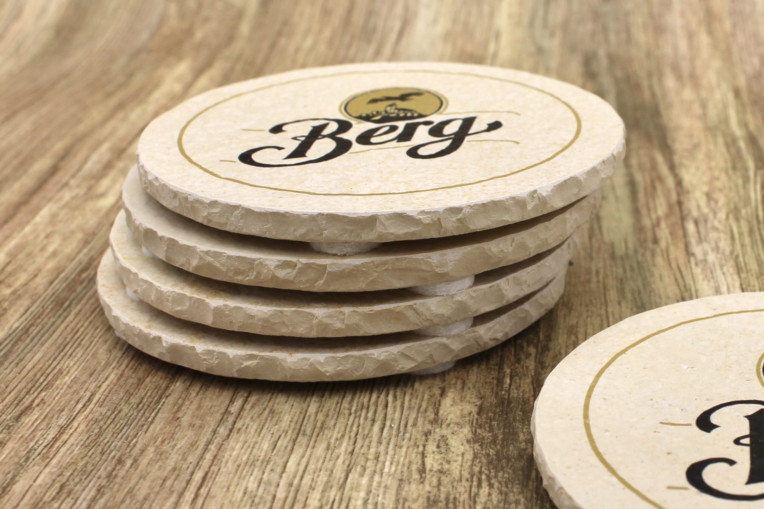 Berg Bier - Natursteinuntersetzer – Bild 2