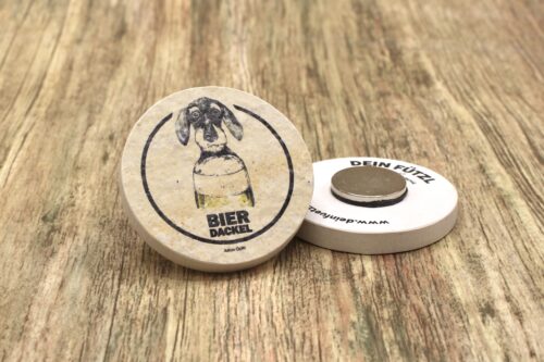 Bierdackel - Kühlschrankmagnet 48mm