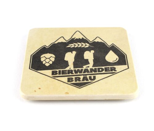 Bierwander Bräu - Natursteinuntersetzer