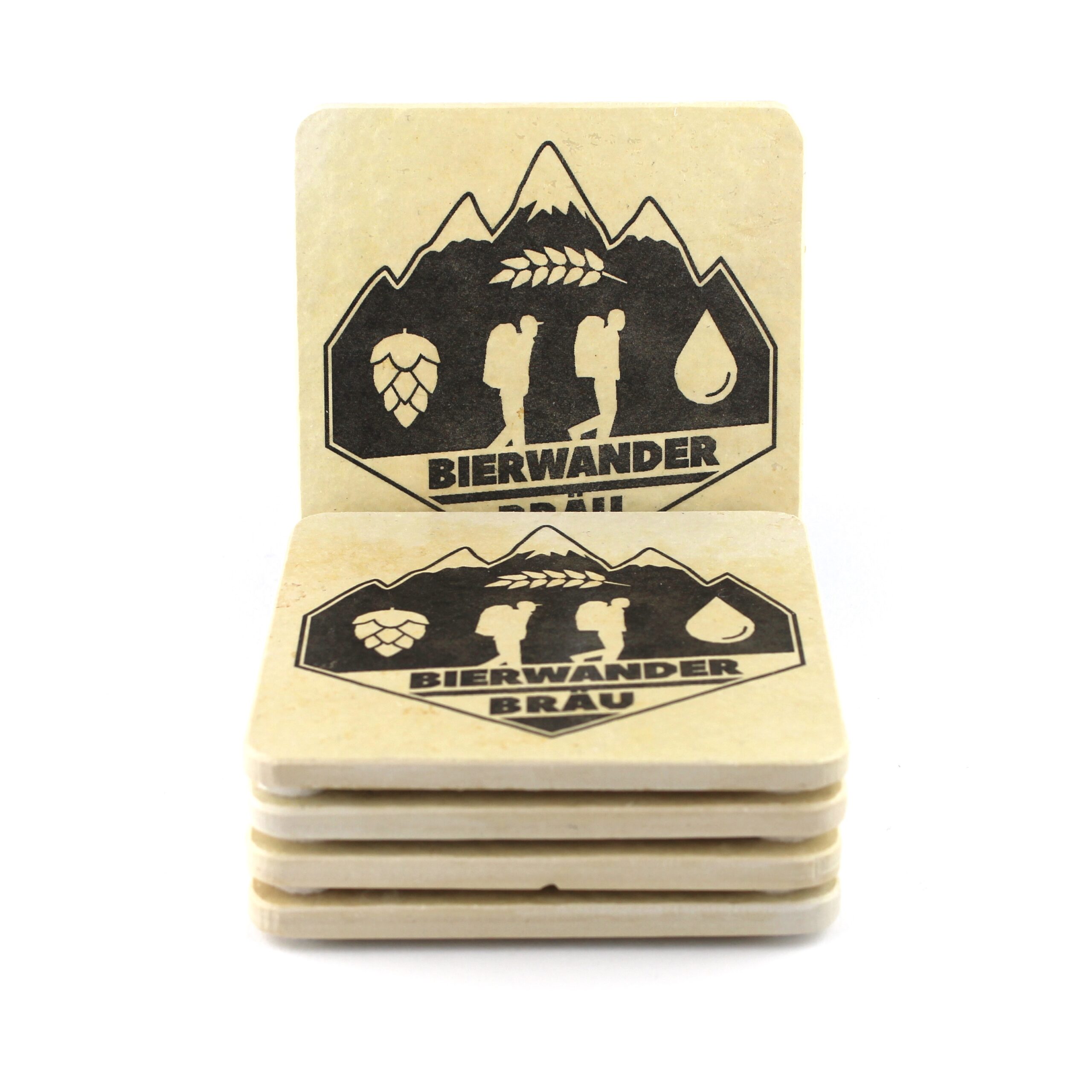 Bierwander Bräu - Natursteinuntersetzer – Bild 3