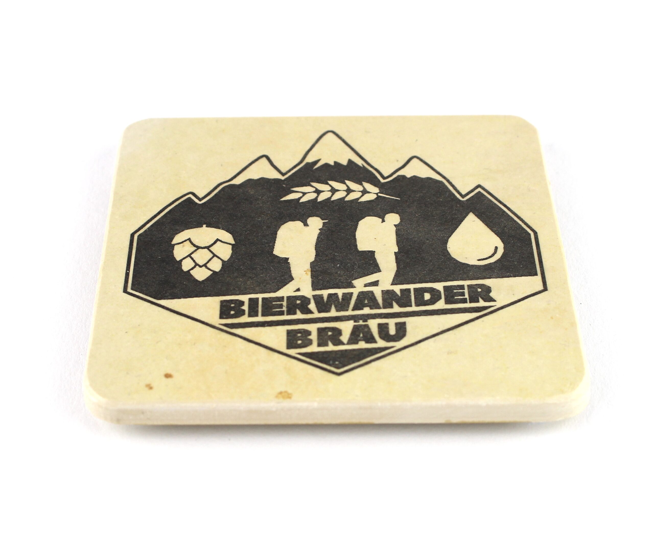 Bierwander Bräu - Natursteinuntersetzer