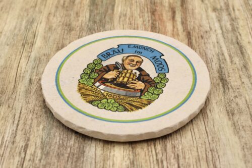 Bräu im Moos - Natursteinuntersetzer