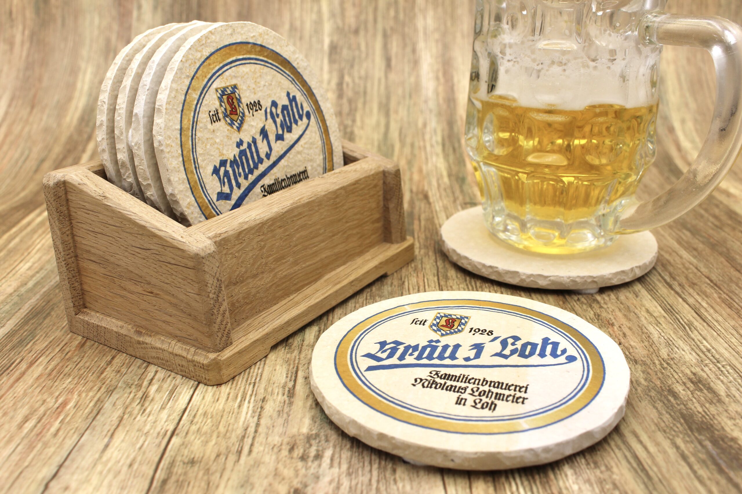 Bräu z Loh - Natursteinuntersetzer – Bild 3