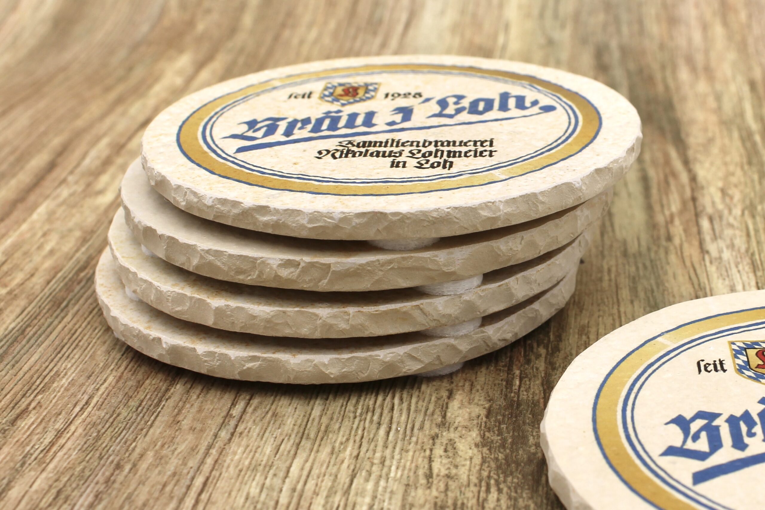 Bräu z Loh - Natursteinuntersetzer – Bild 2