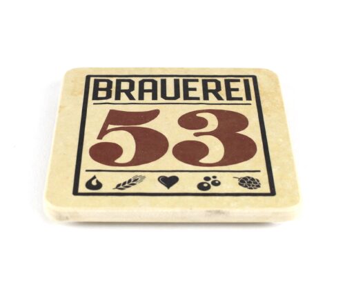 Brauerei 53 - Natursteinuntersetzer