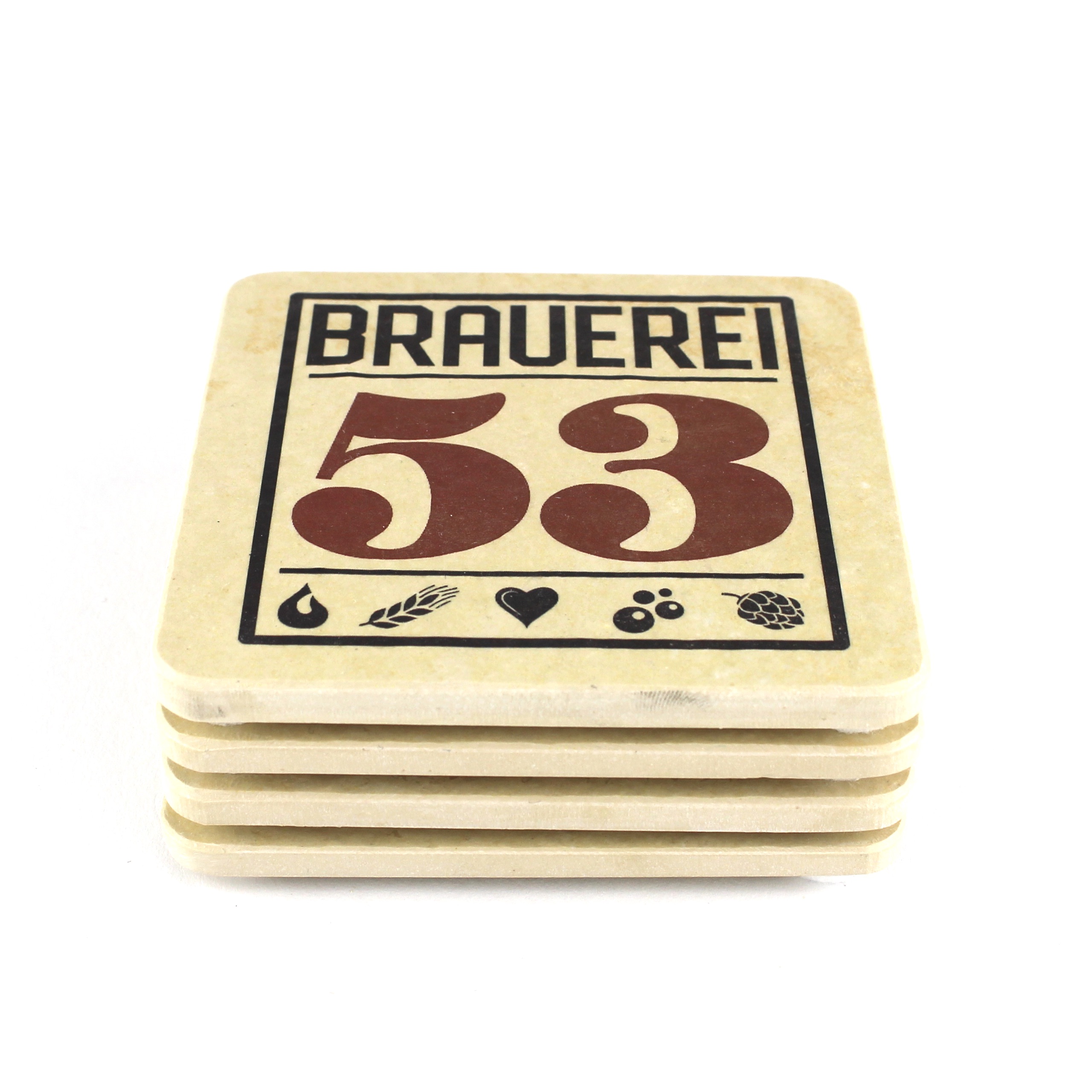 Brauerei 53 - Natursteinuntersetzer – Bild 2