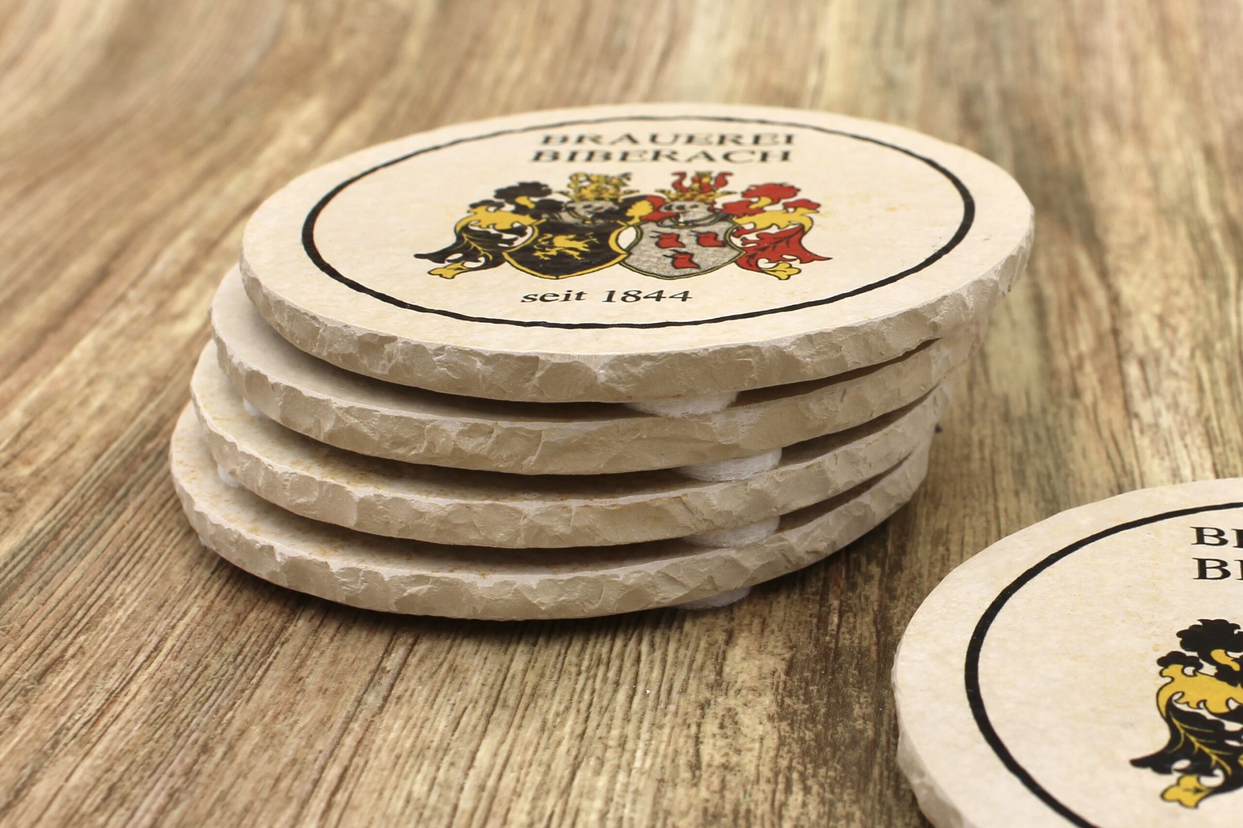 Brauerei Biberach - Natursteinuntersetzer – Bild 2