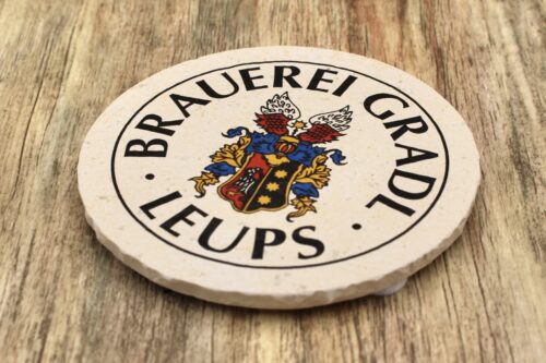 Brauerei Gradl Leups - Natursteinuntersetzer