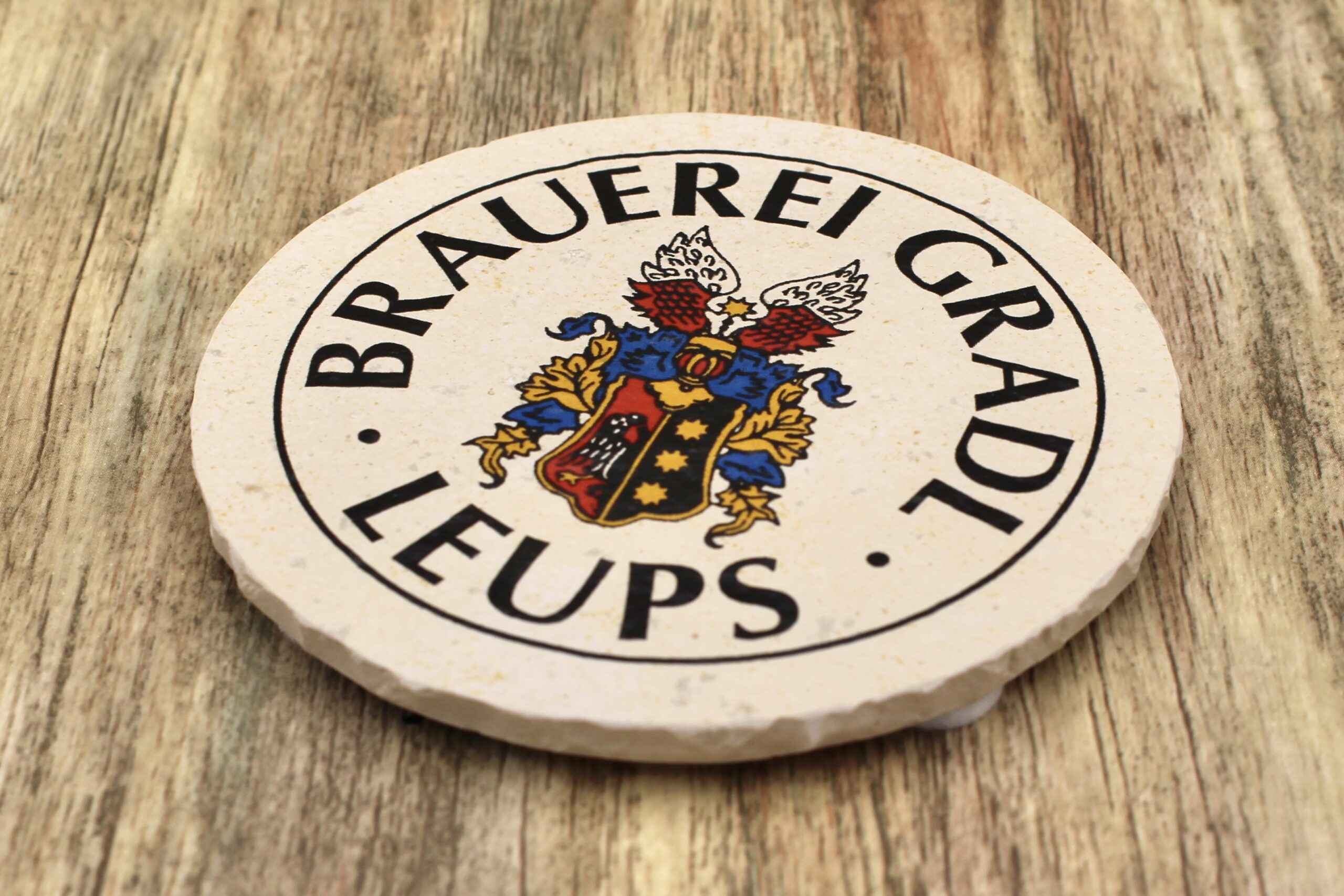 Brauerei Gradl Leups - Natursteinuntersetzer