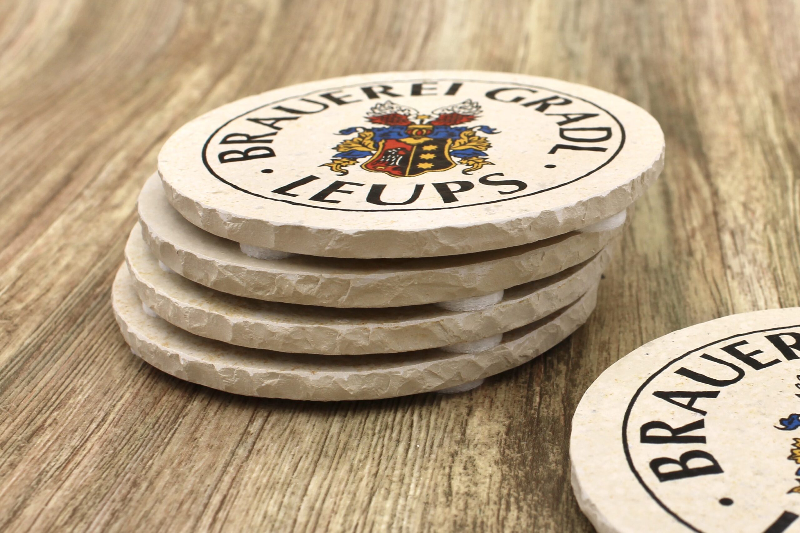 Brauerei Gradl Leups - Natursteinuntersetzer – Bild 2