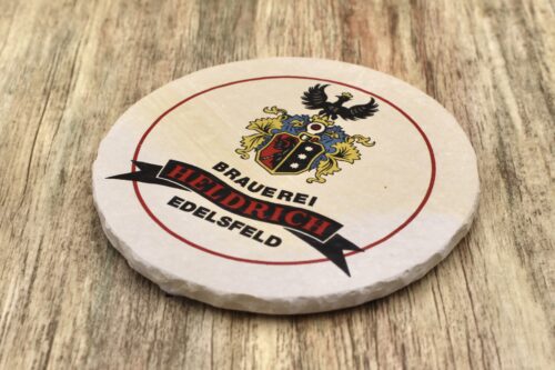 Brauerei Heldrich - Natursteinuntersetzer