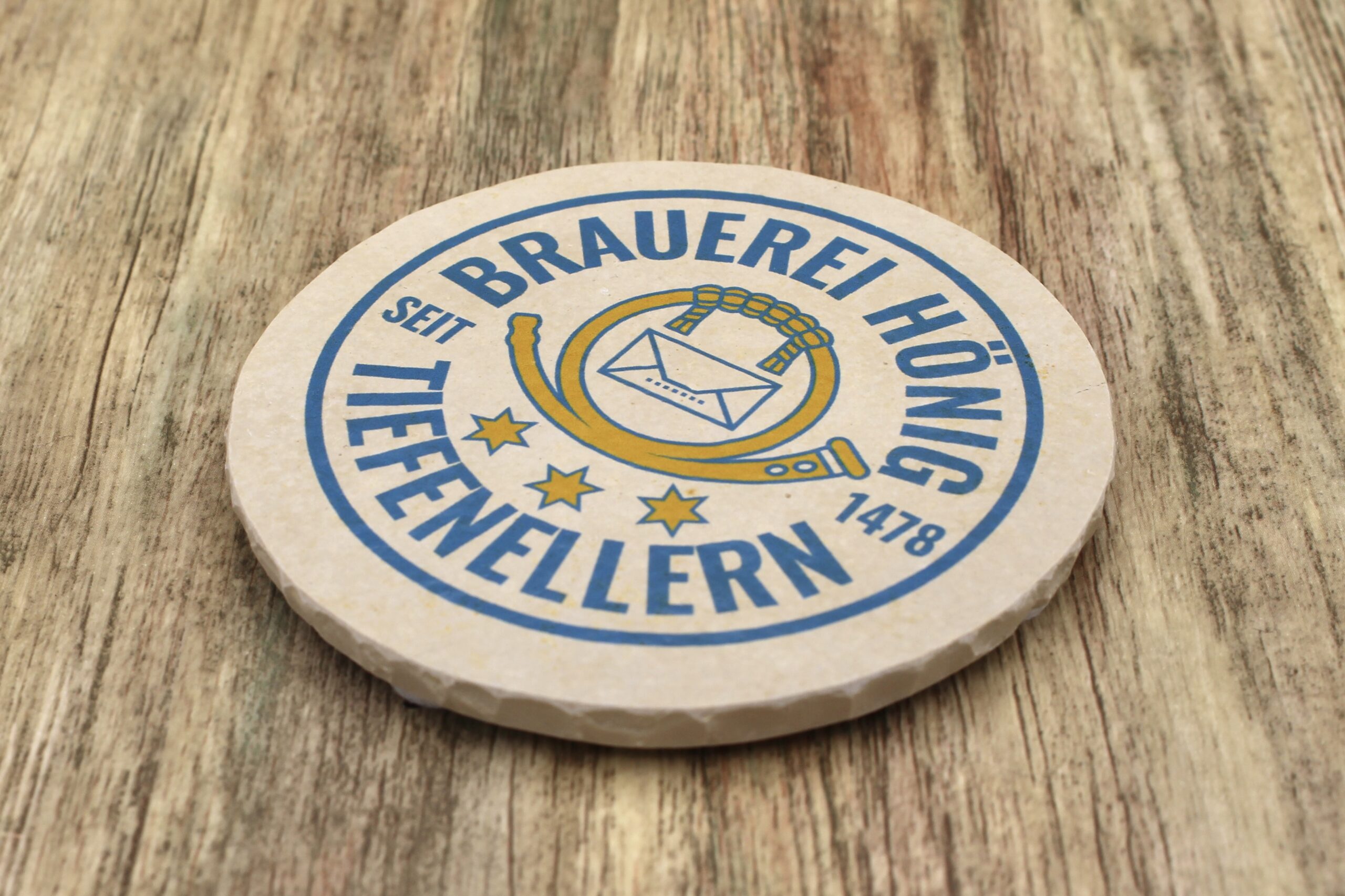 Brauerei Hönig - Natursteinuntersetzer