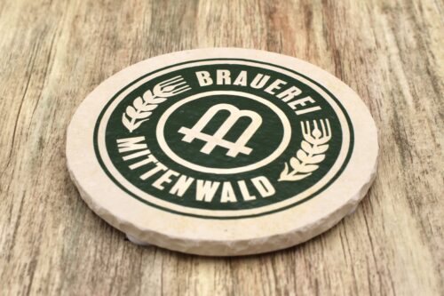 Brauerei Mittenwald - Natursteinuntersetzer