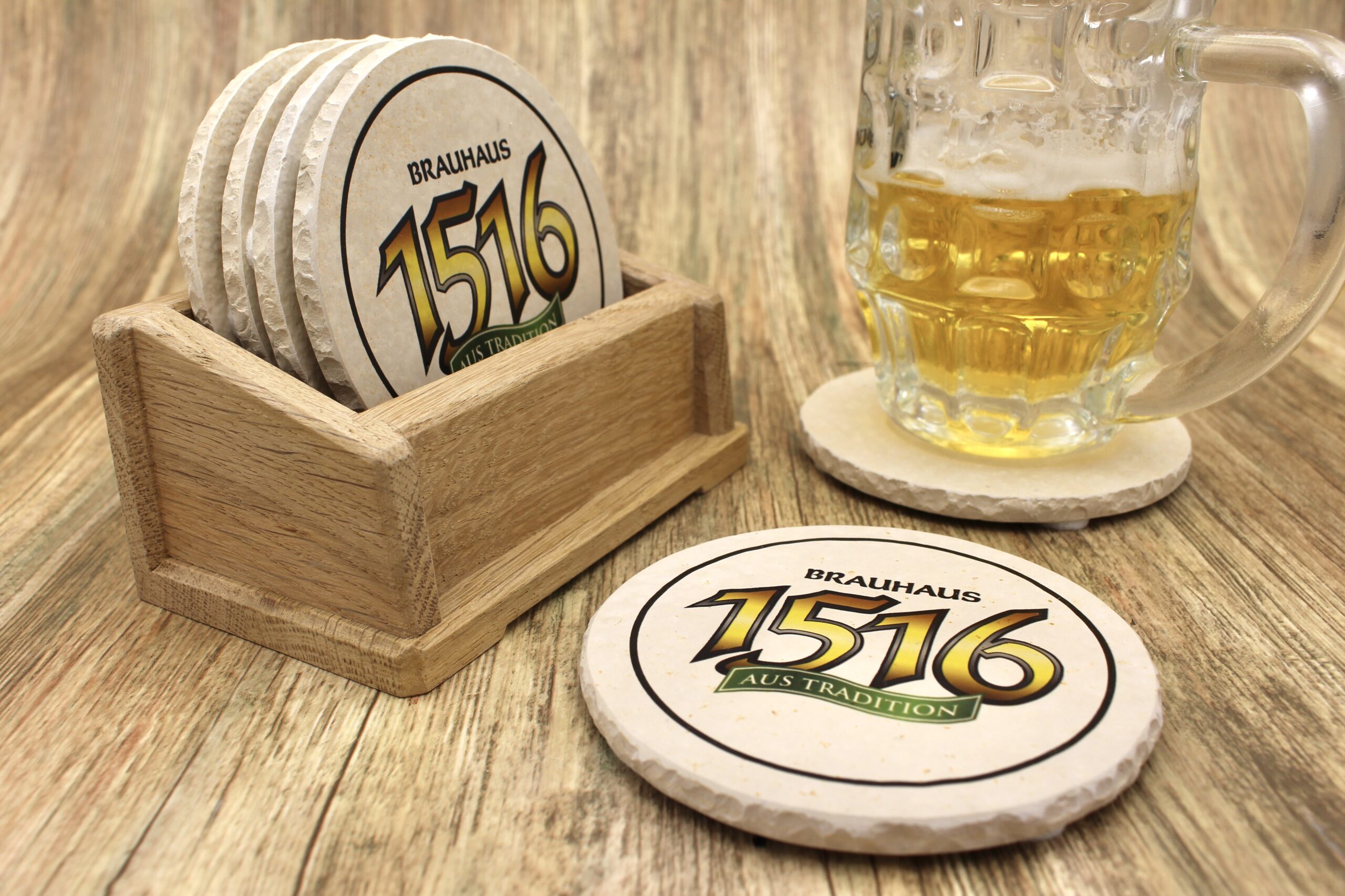 Brauhaus 1516 - Natursteinuntersetzer – Bild 3