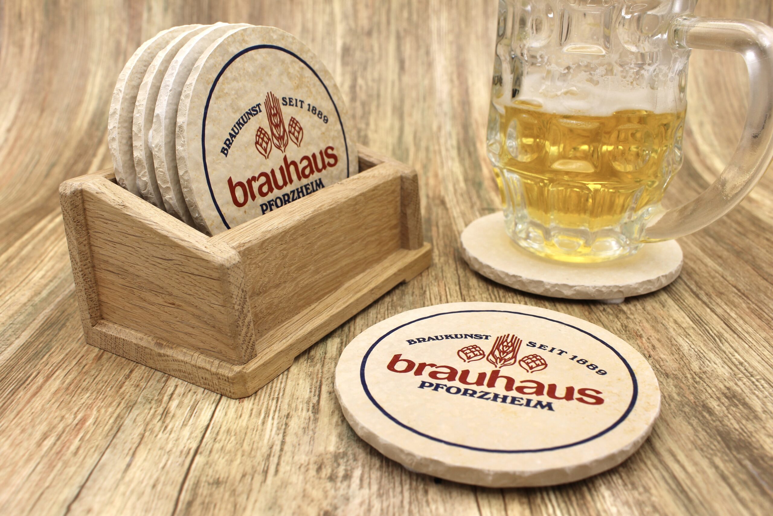 Brauhaus Pforzheim - Natursteinuntersetzer – Bild 3