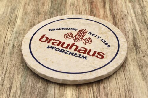Brauhaus Pforzheim - Natursteinuntersetzer
