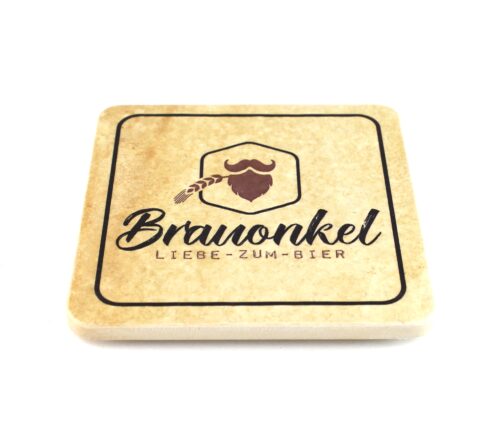 Brauonkel - Natursteinuntersetzer