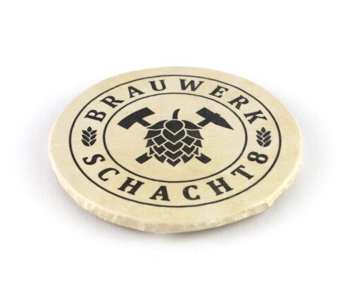 Brauwerk Schacht 8 - Natursteinuntersetzer